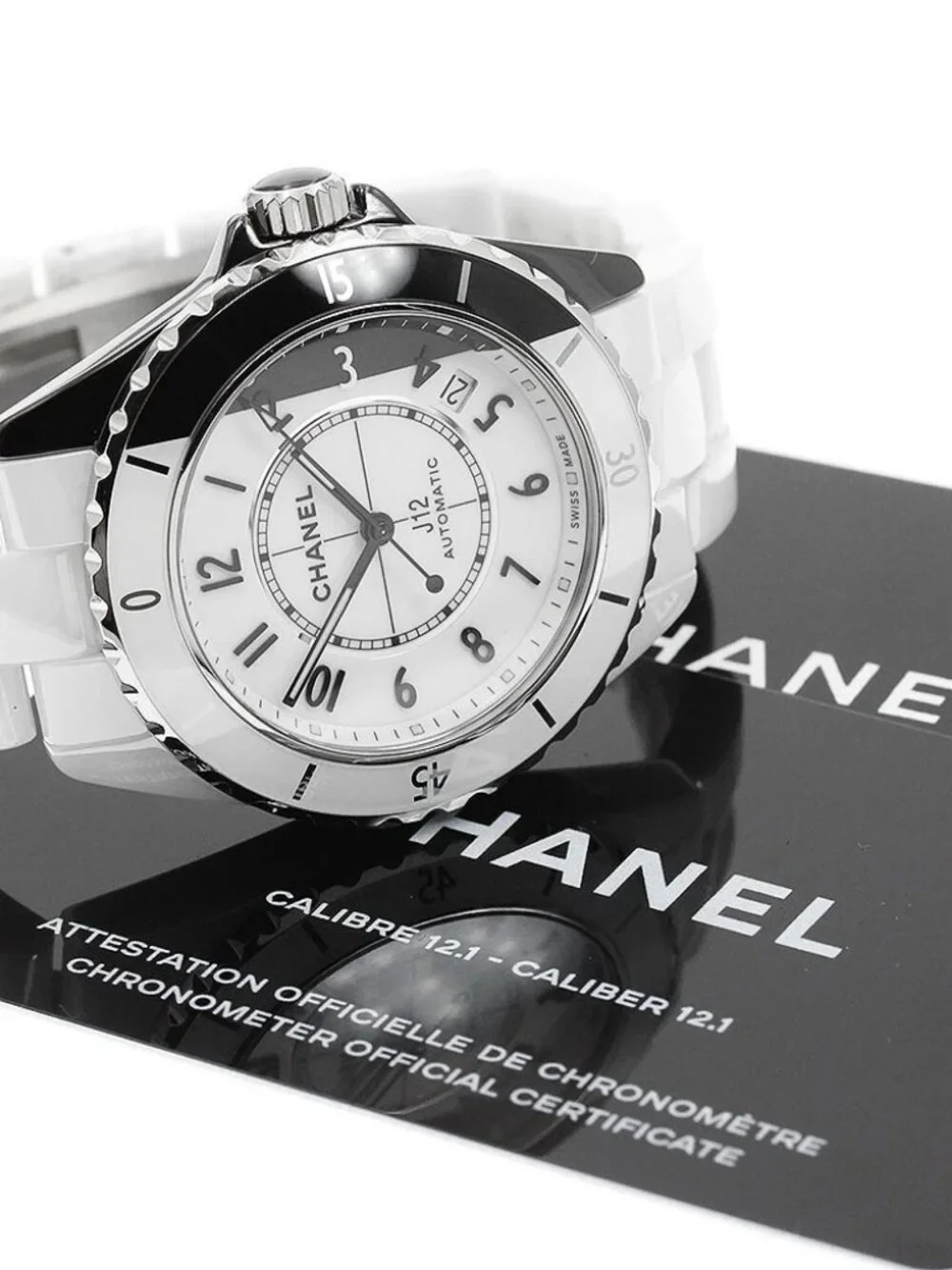 CHANEL J12 paradox H6515 Date White / black Dial Automatic Men's Watch_963142